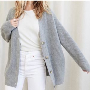 BNWT ✨Jenni Kayne Cashmere Cocoon Cardigan Heather Gray L
